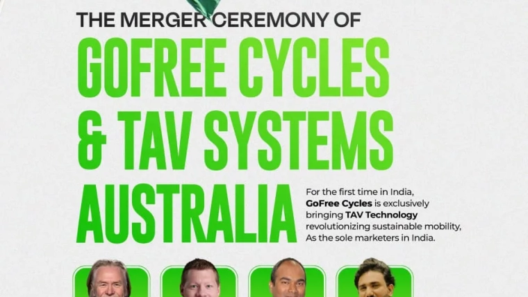 GoFree Cycles Partners with Australia’s TAV Systems for Revolutionary Sustainable Mobility in India ()